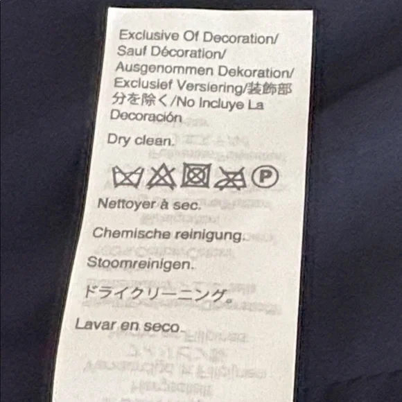 J. Crew Textured Tweed One Button Cotton Blazer in Navy - Size 0 - Picture 7 of 7